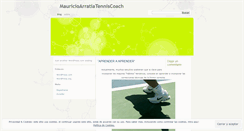 Desktop Screenshot of entrenadordetenis.wordpress.com