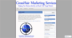 Desktop Screenshot of crosshairmarketing.wordpress.com