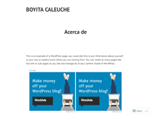 Tablet Screenshot of boyitacaleuche.wordpress.com