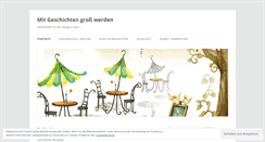 Desktop Screenshot of kindergeschichten.wordpress.com