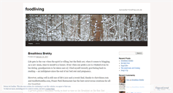 Desktop Screenshot of foodliving.wordpress.com