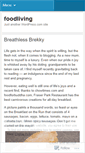 Mobile Screenshot of foodliving.wordpress.com