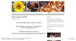 Desktop Screenshot of momentsofwhimsy.wordpress.com
