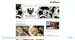 Desktop Screenshot of ecleticamusica.wordpress.com