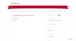 Desktop Screenshot of clothingspoths.wordpress.com