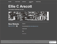 Tablet Screenshot of elliecarscott.wordpress.com