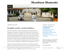 Tablet Screenshot of mombasamoments.wordpress.com