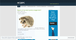 Desktop Screenshot of hcqrpc.wordpress.com