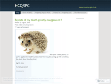 Tablet Screenshot of hcqrpc.wordpress.com