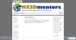 Desktop Screenshot of kcsdmentors.wordpress.com