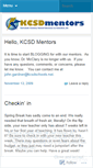 Mobile Screenshot of kcsdmentors.wordpress.com