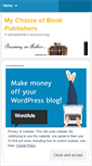 Mobile Screenshot of mybookpublisher.wordpress.com