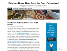 Tablet Screenshot of butchesbrew.wordpress.com