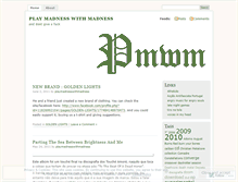 Tablet Screenshot of playmadnesswithmadness.wordpress.com