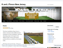 Tablet Screenshot of kandjfence.wordpress.com