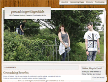 Tablet Screenshot of geocachingwithgeokids.wordpress.com