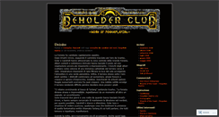 Desktop Screenshot of beholderclub.wordpress.com