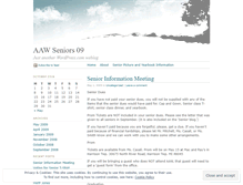 Tablet Screenshot of aawseniors09.wordpress.com
