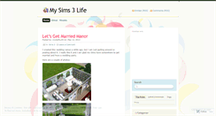 Desktop Screenshot of mysimslife.wordpress.com