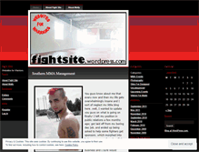 Tablet Screenshot of fightsite.wordpress.com