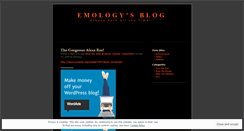 Desktop Screenshot of emology.wordpress.com