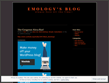 Tablet Screenshot of emology.wordpress.com