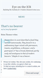Mobile Screenshot of eyeonicr.wordpress.com