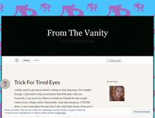 Tablet Screenshot of fromthevanity.wordpress.com