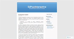 Desktop Screenshot of edpsycinteractive.wordpress.com