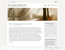 Tablet Screenshot of lifecrisiscenter.wordpress.com