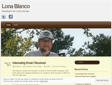 Tablet Screenshot of lonablanco.wordpress.com