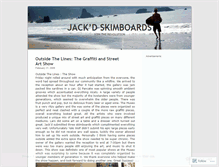 Tablet Screenshot of jackdskimboards.wordpress.com