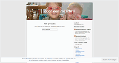 Desktop Screenshot of dooreenrozebril.wordpress.com