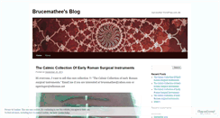 Desktop Screenshot of brucemathee.wordpress.com