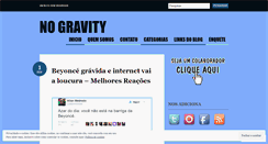 Desktop Screenshot of gravityno.wordpress.com