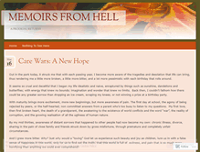 Tablet Screenshot of memoirsfromhell.wordpress.com