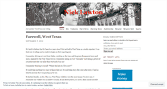 Desktop Screenshot of nicklawton5394.wordpress.com