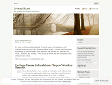Tablet Screenshot of livsez.wordpress.com