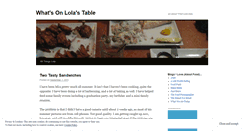 Desktop Screenshot of lacylolaeats.wordpress.com