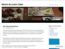 Tablet Screenshot of lacylolaeats.wordpress.com