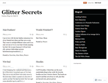 Tablet Screenshot of glittersecrets.wordpress.com