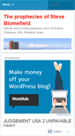 Mobile Screenshot of blomefieldprophecies.wordpress.com