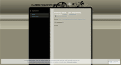 Desktop Screenshot of matematicamentecontando.wordpress.com