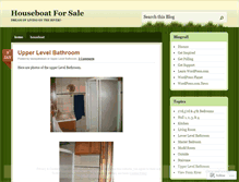 Tablet Screenshot of houseboatforsale.wordpress.com