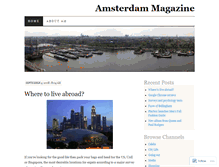 Tablet Screenshot of amsterdammag.wordpress.com