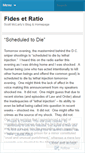 Mobile Screenshot of fidesratio.wordpress.com