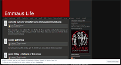 Desktop Screenshot of emmausworship.wordpress.com