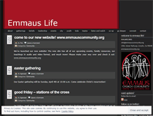 Tablet Screenshot of emmausworship.wordpress.com