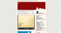 Desktop Screenshot of clasedesociales.wordpress.com
