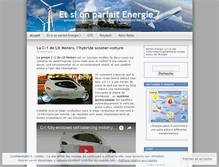 Tablet Screenshot of parlonsenergie.wordpress.com